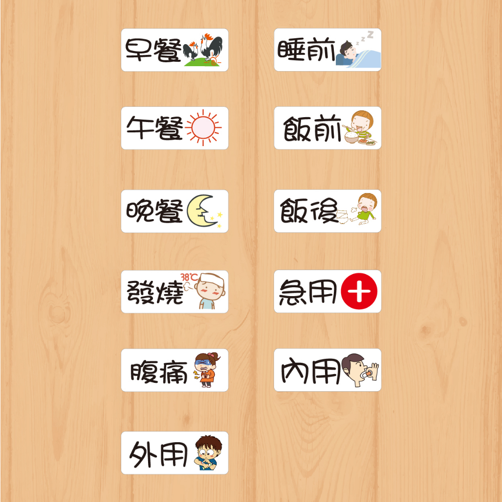 藥包 藥膏 貼紙 | 藥局 診所 包藥標簽 藥盒 藥盒 分格 早中晚 內用 外用 皮膚 老人 發燒 飯前 飯後 標籤 | 蝦皮購物