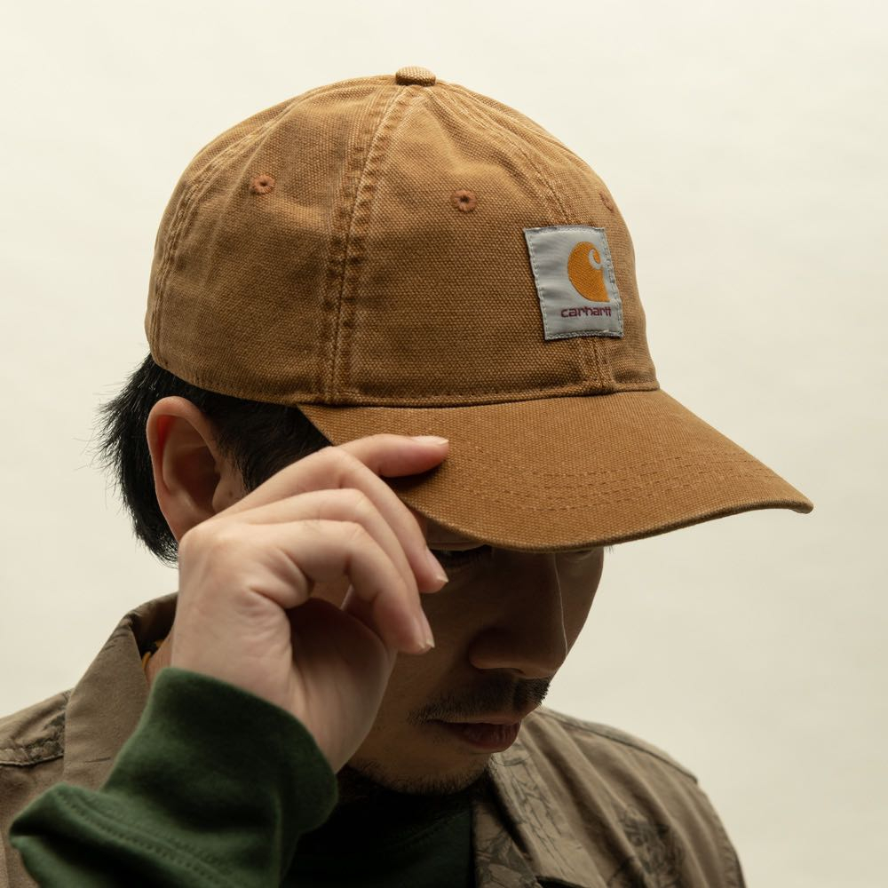 日貨代購CITY】Carhartt WIP Canvas 6-Panel Cap 老帽水洗帽子硬挺4色