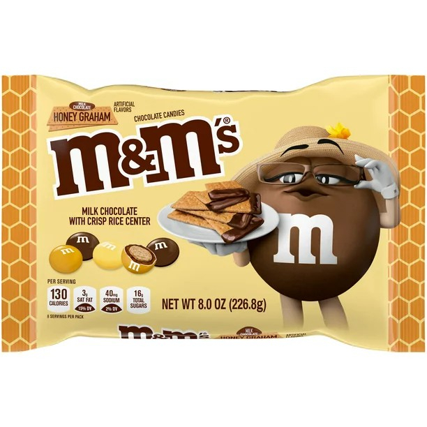 M&M's White Chocolate Candies, Marshmallow Crispy Treat 7.44 Oz