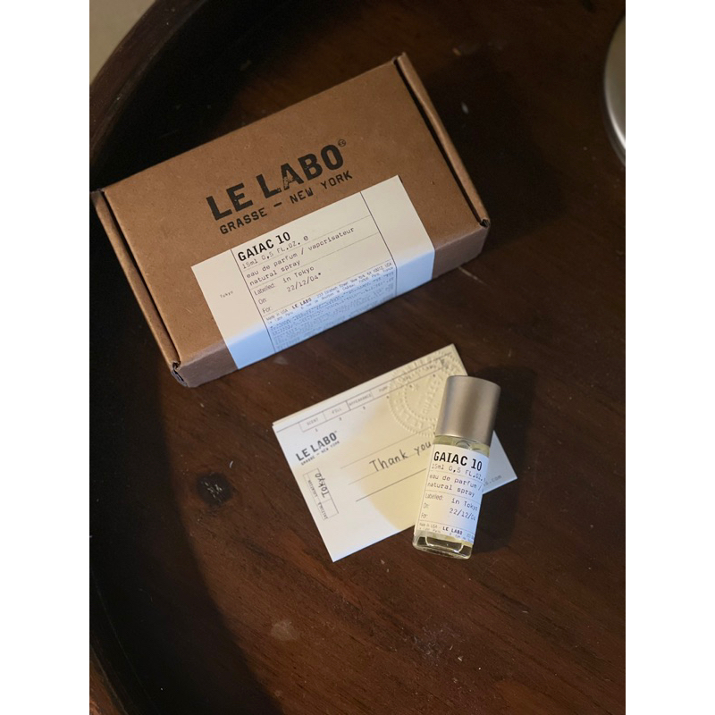 已售出）現貨Le Labo GAIAC 10 東京Tokyo 癒創木限定香15ml 淡香精城市