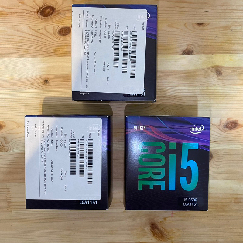 新品完整盒裝Intel Core i5-9400 i5-9400F i5-9500 | 蝦皮購物
