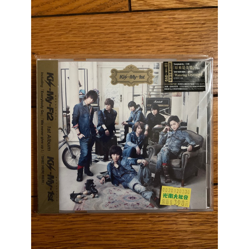 傑尼斯] Kis-My-Ft2 初回限量生產版CD+DVD版本全新未拆| 蝦皮購物