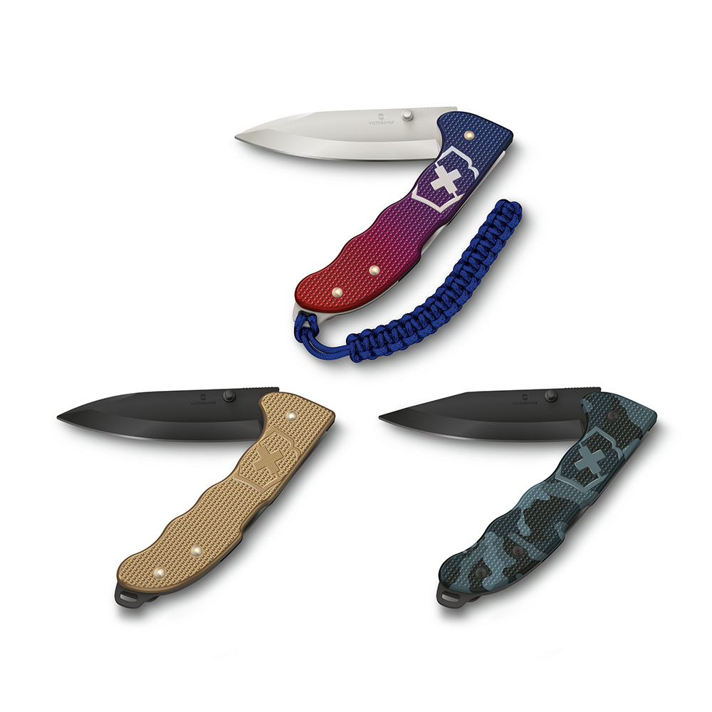 VICTORINOX 瑞士維氏 瑞士刀 Evoke Alox 折疊式獵刀 136mm | 蝦皮購物