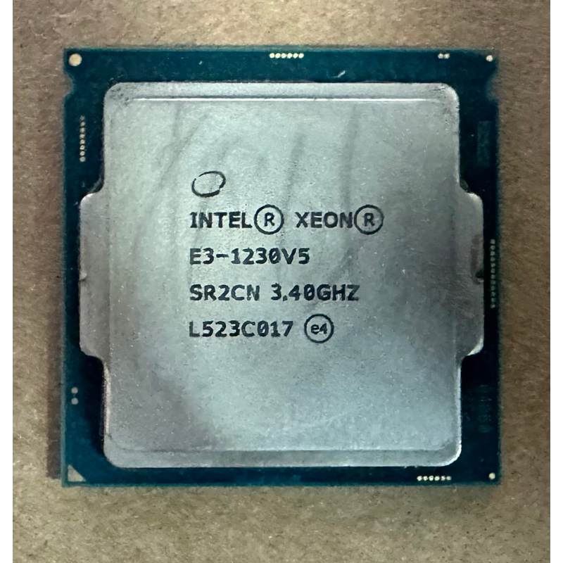 中古 二手 良品 CPU Intel Xeon E3-1230V5 功能正常 可以開機 | 蝦皮購物