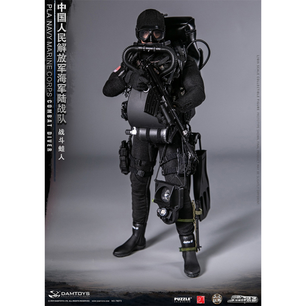 Amazon.co.jp: DAMTOYS 1/6 中国人民解放軍 海軍陸戦隊 戦闘蛙人