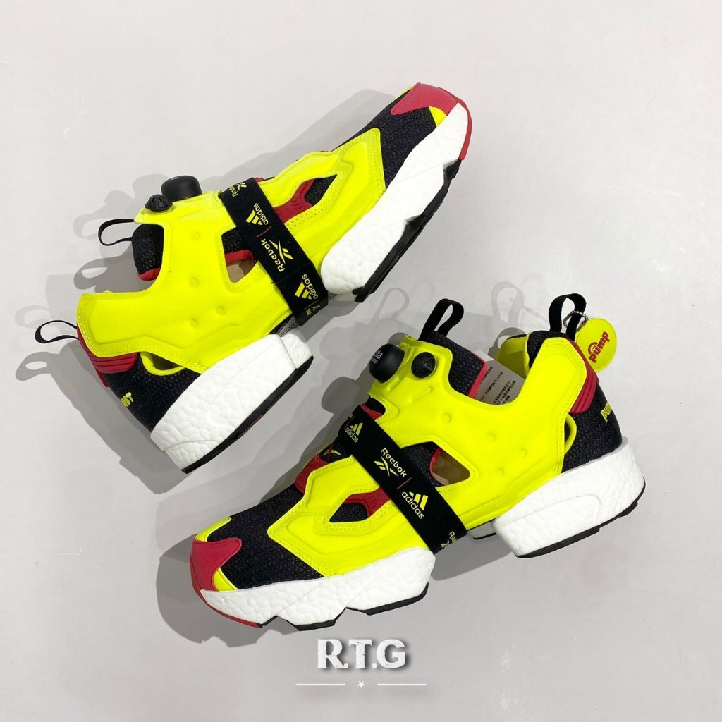 ADIDASREEBOK INSTAPUMP FURY BOOST OG YELLOW/RED 23cm FW5305-