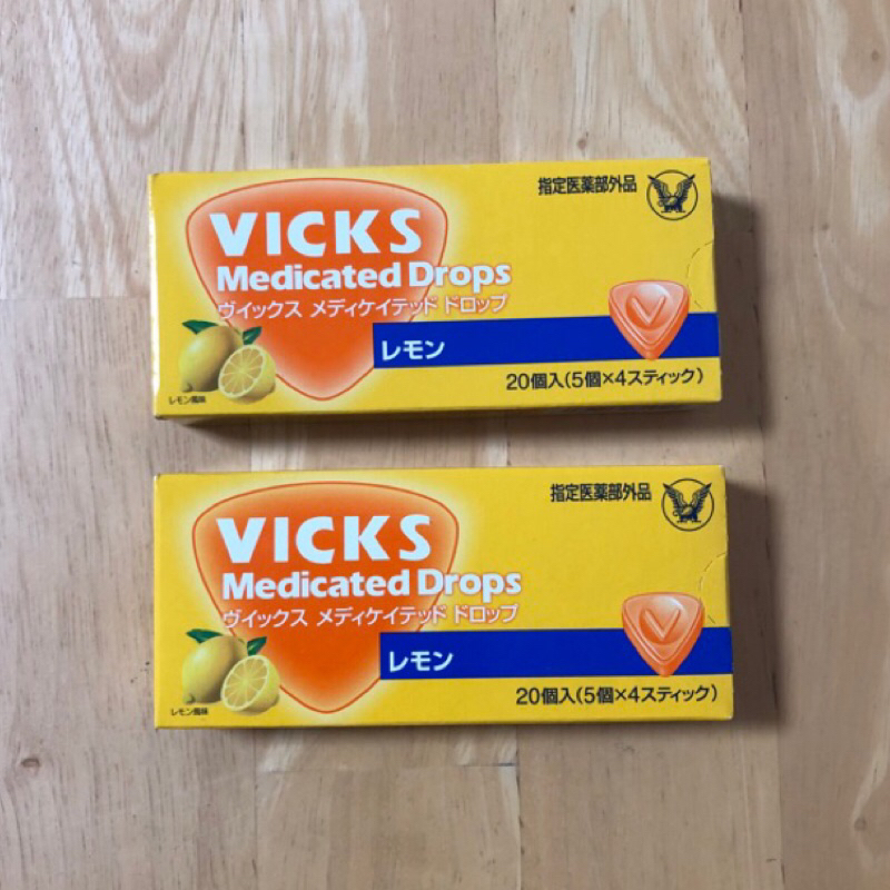 現貨！大正VICKS喉糖（檸檬）20顆包裝 | 蝦皮購物