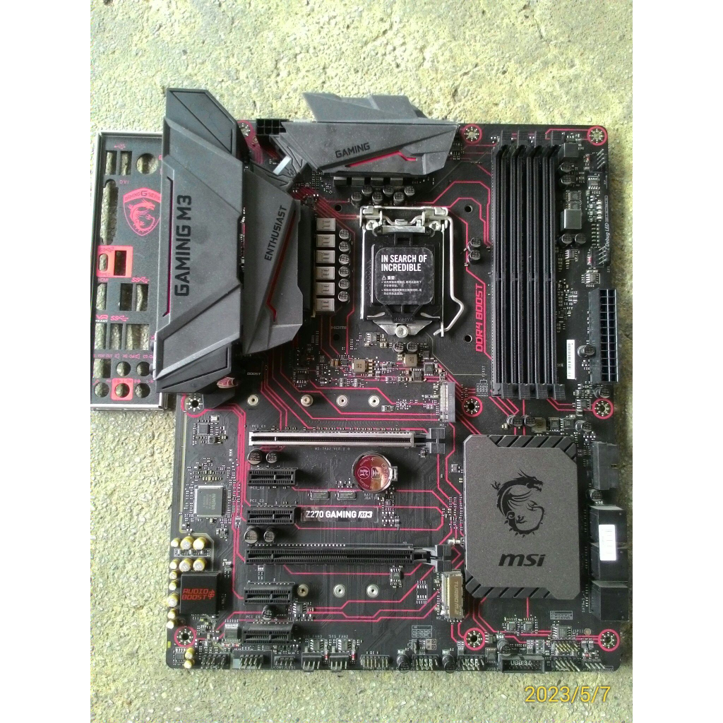 微星 MSI Z270 GAMING M3 LGA1151 主機板 良品 蝦皮購物