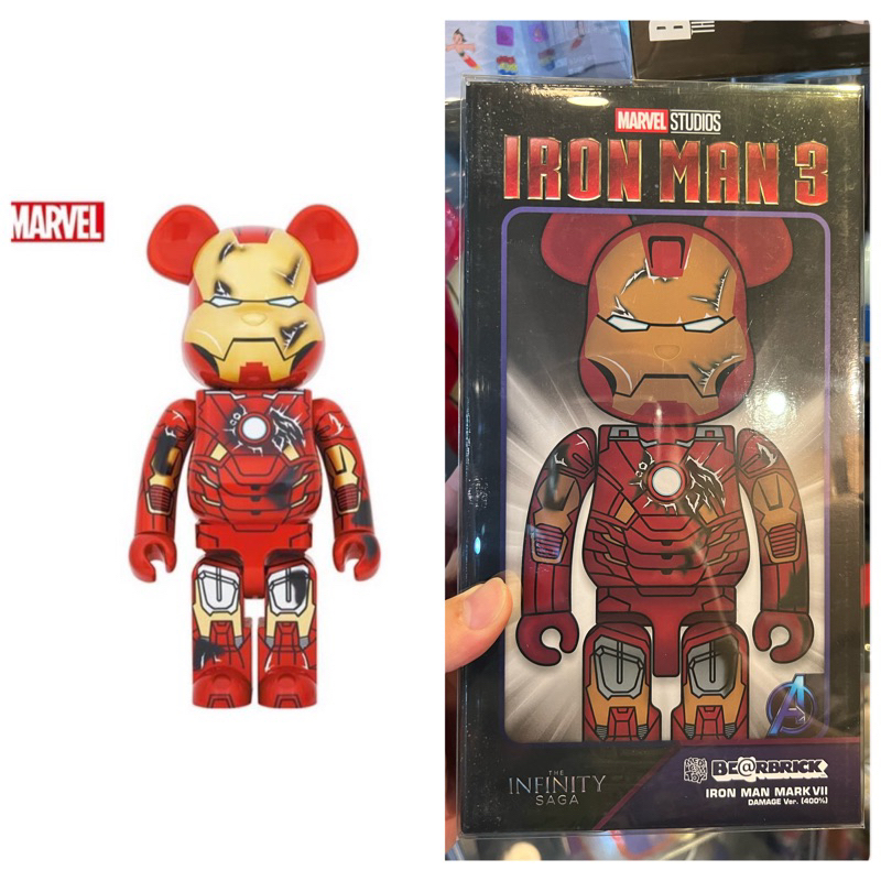 BE@RBRICK IRON MAN MARK VII DAMAGE 400% その他