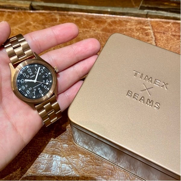 【預購🔥】TIMEX × BEAMS 別注CAMPER COPPER 3針 手錶