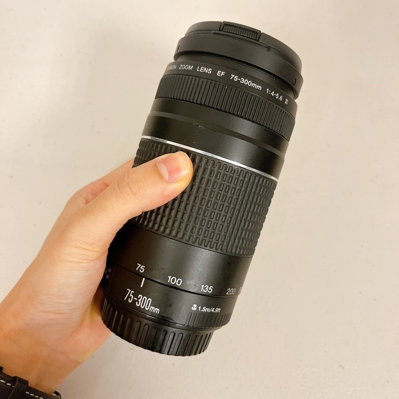 適合拍遠距離) Canon 75-300mm 二代長焦鏡頭9成新平價遠距鏡頭二手鏡頭