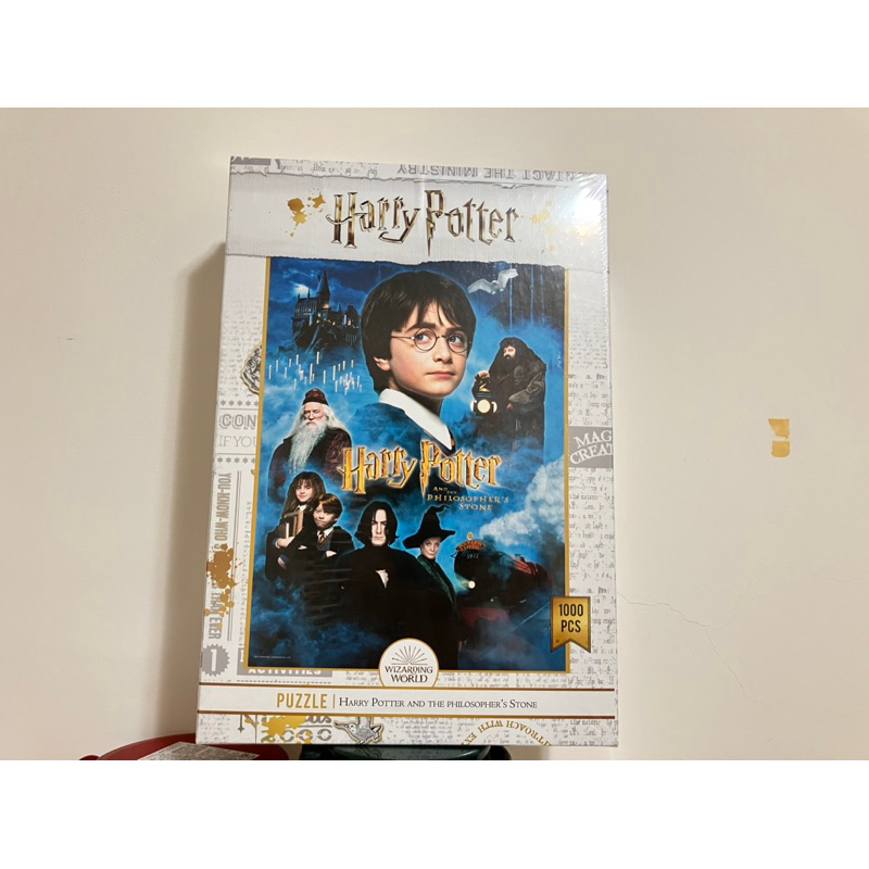 哈利波特 神秘的魔法石 電影版 拼圖 1000片 霍格華茲 Harry Potter 正版 蝦皮購物