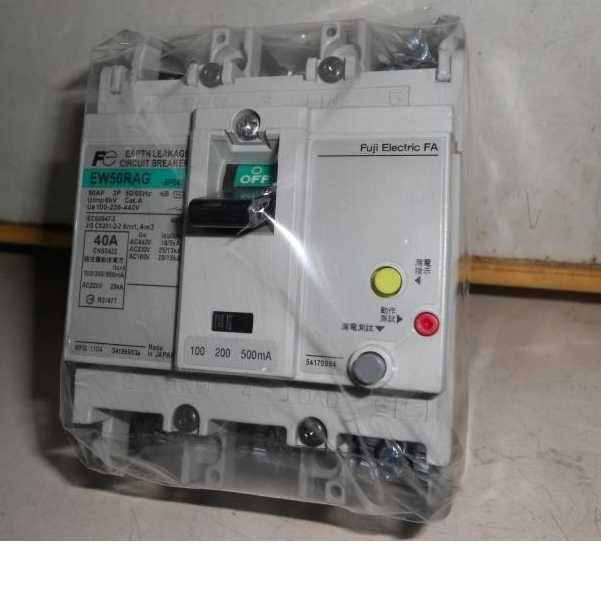 豐藝~日本FUJI富士漏電斷路器EW50RAG 3P 5-50A漏電開關100.200 豐藝~日本FUJI富士漏電斷路器EW50RAG 3P 5-50A漏電開關100.200