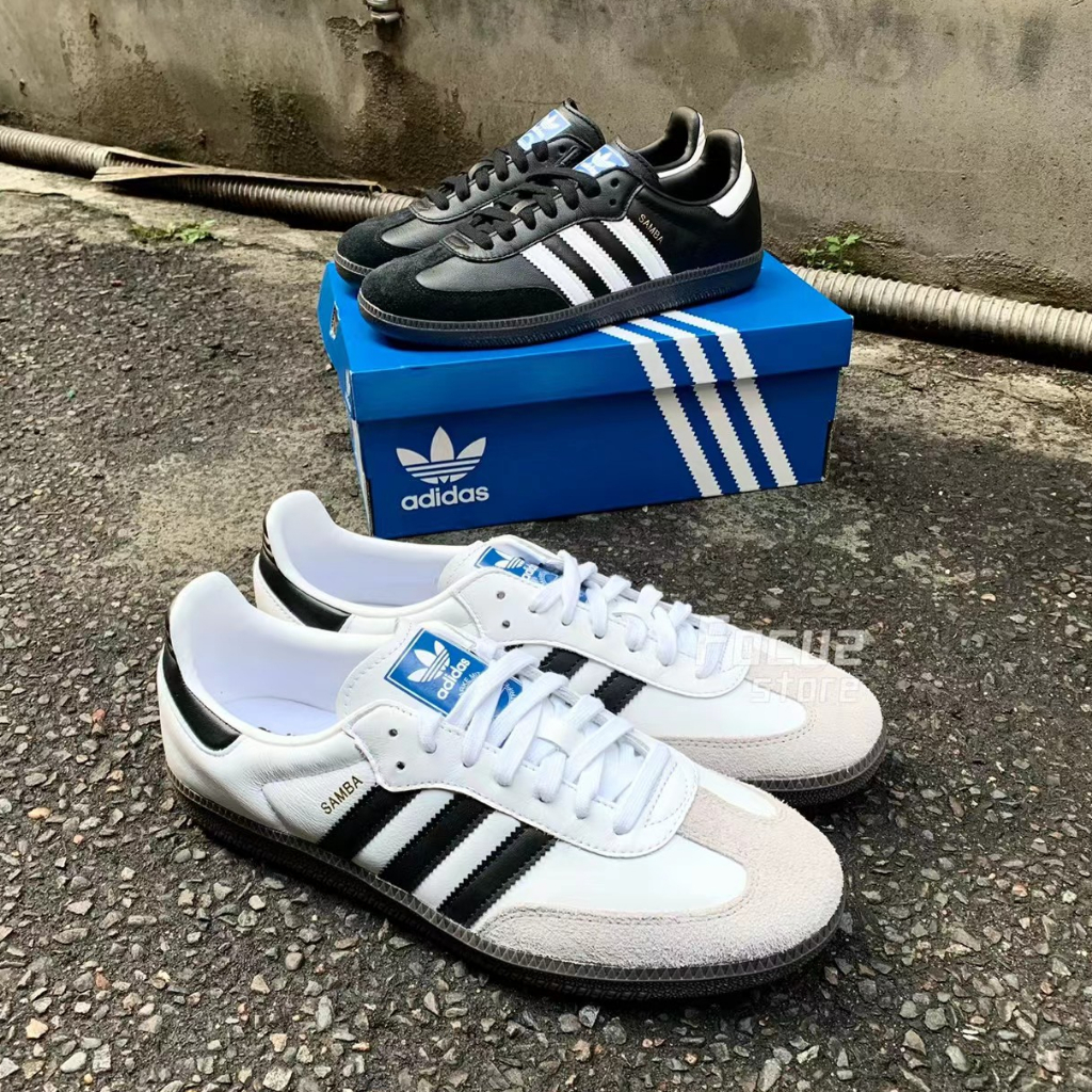 Focus Store】現貨Adidas Originals Samba OG B75806 B75807 黑白白