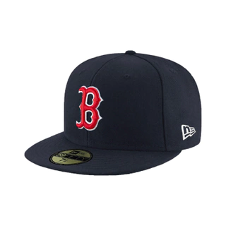 NEW ERA 59FIFTY 5950 MLB 球員帽 波士頓 紅襪_客場 海軍藍 棒球帽 全封款⫷ScrewCap⫸