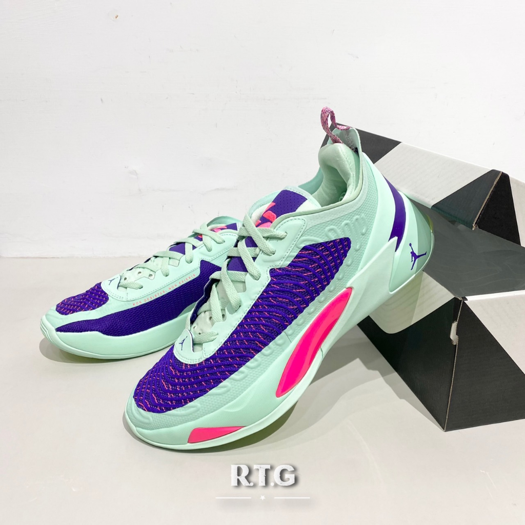 RTG】NIKE JORDAN LUKA 1 PF 綠紫復活節籃球鞋D77 編織感男鞋DN1771