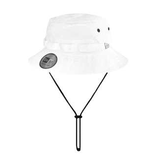 NEW ERA 戶外 吸汗/速乾/抗紫外線/抗菌 漁夫帽 探險帽 口袋漁夫帽 白色 掛繩漁夫帽 ⫷ScrewCap⫸