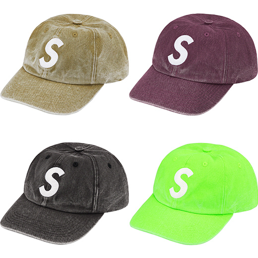 Hills】SUPREME 23SS PIGMENT CANVAS S LOGO 6 PANEL 六片帽現貨| 蝦皮購物