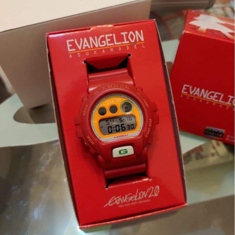 CASIO G-SHOCK x EVANGELION DW-6900 EVA 02 福音戰士 明日香 第一彈 限量 聯名