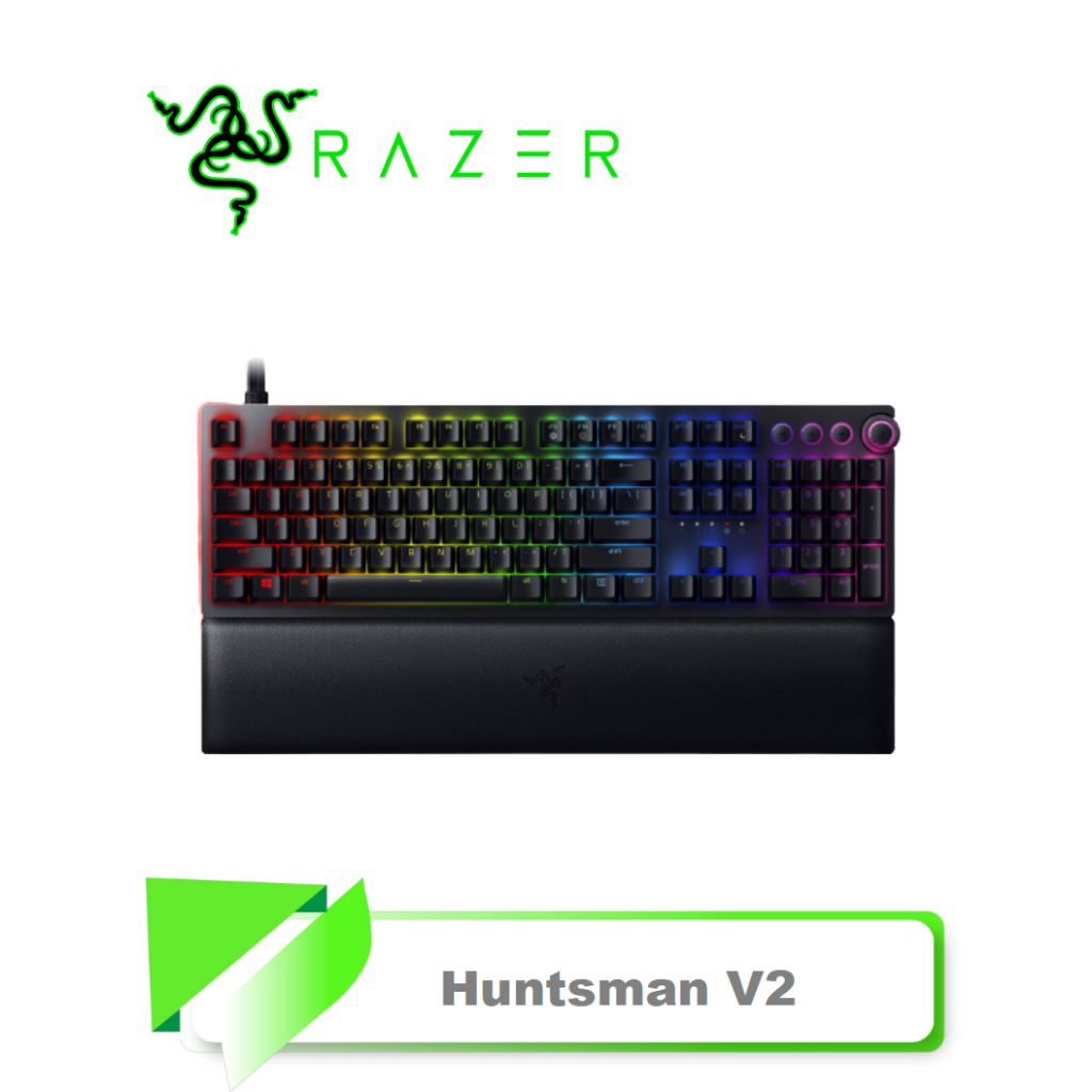 【TN STAR】Razer Huntsman V2 獵魂光蛛 機械式鍵盤 中文/紅/紫軸/Razer光軸/PBT