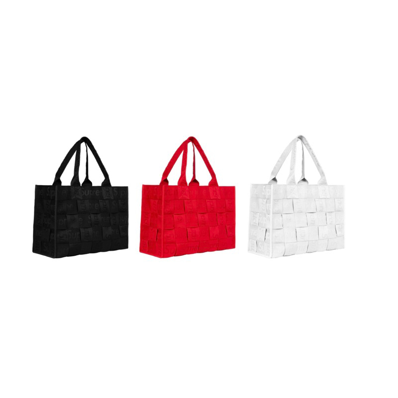 全新Supreme 23SS Week16 Woven Large Tote 編織托特包| 蝦皮購物