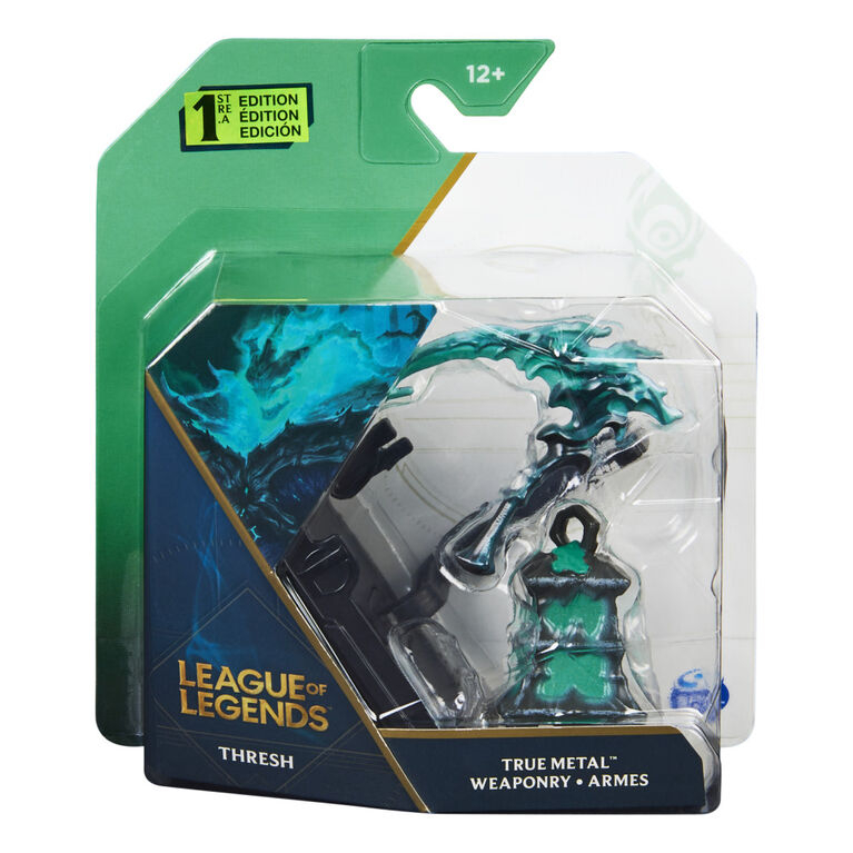 League of Legends 英雄聯盟合金收藏武器組 THRESH 瑟雷西 暗綠色鐮刀 LOL 英雄聯盟 正版現貨 | 蝦皮購物