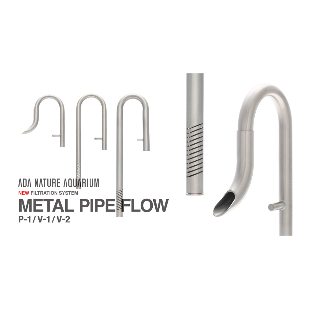 ◎ 水族之森◎ 日本ADA Metal Pipe Flow V 不鏽鋼/ 吸水口/ 入水口/ V1