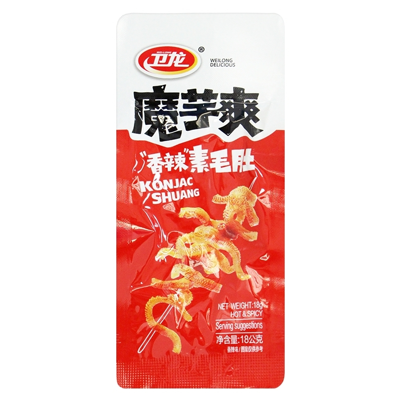 【台灣官方代理】衛龍 魔芋爽 全口味 18g 香辣 麻辣 酸辣 風吃海帶 海帶 卫龙 台味到 五辛素 | 蝦皮購物