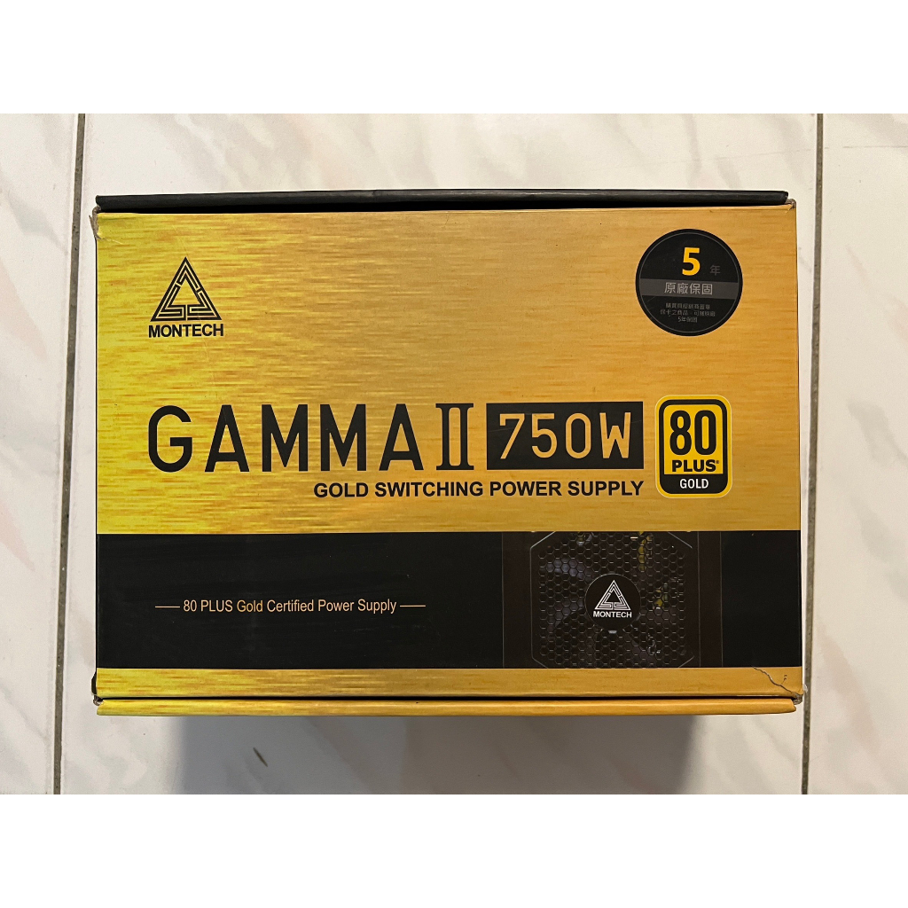 MONTECH 君主 GAMMA II 80+ 金牌 550W/650W/750W 電源供應器 | 蝦皮購物