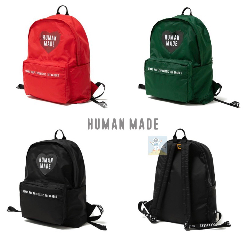 HUMAN MADE 23SS NYLON HEART BACKPACK 背包後背包雙肩包| 蝦皮購物