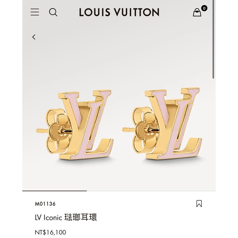 Shop Louis Vuitton Lv Iconic Earrings (LV ICONIC EARRINGS, M00609, M00608)  by Mikrie