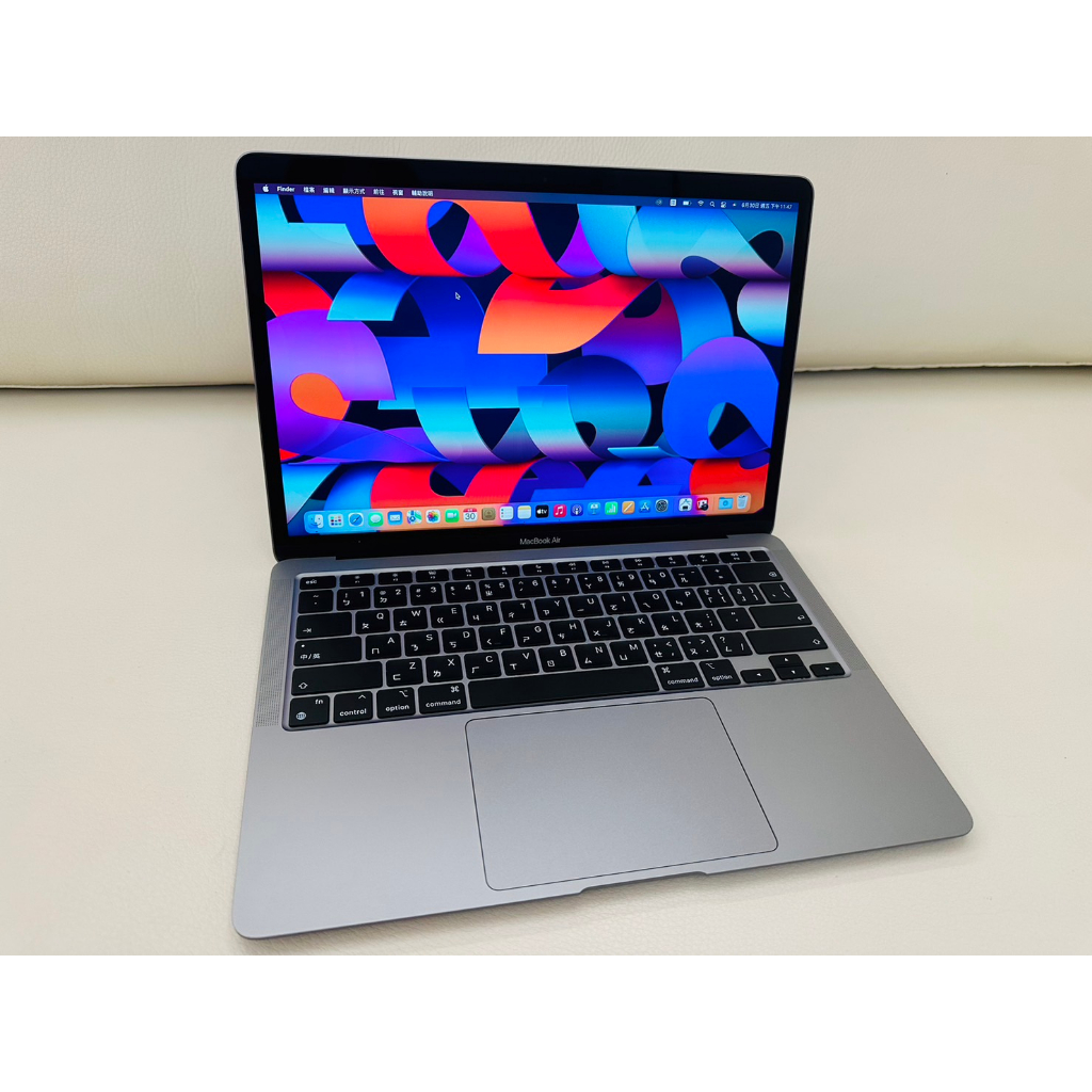 完美近全新福利機 2021 MacBook Air 13吋 M1 晶片 256G 512G 蘋果 筆電 含發票A2337