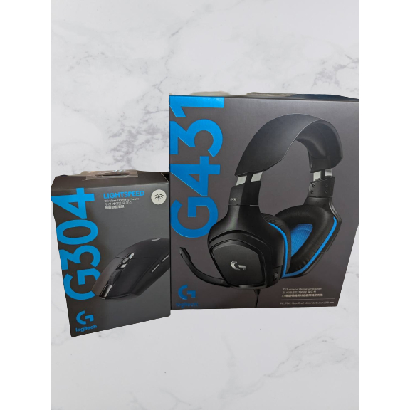 羅技 logitech G304電競滑鼠 G431電競耳機 全新未拆RMA品 無保固 | 蝦皮購物