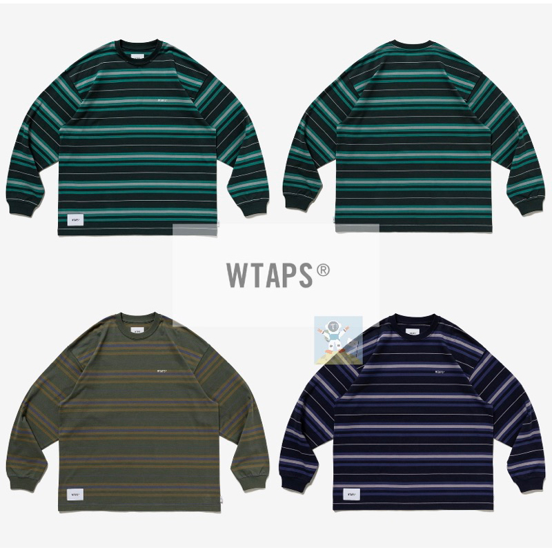 WTAPS 23SS BDY 02 / LS / COTTON. TEXTILE. SIGN 條紋長袖T恤| 蝦皮購物