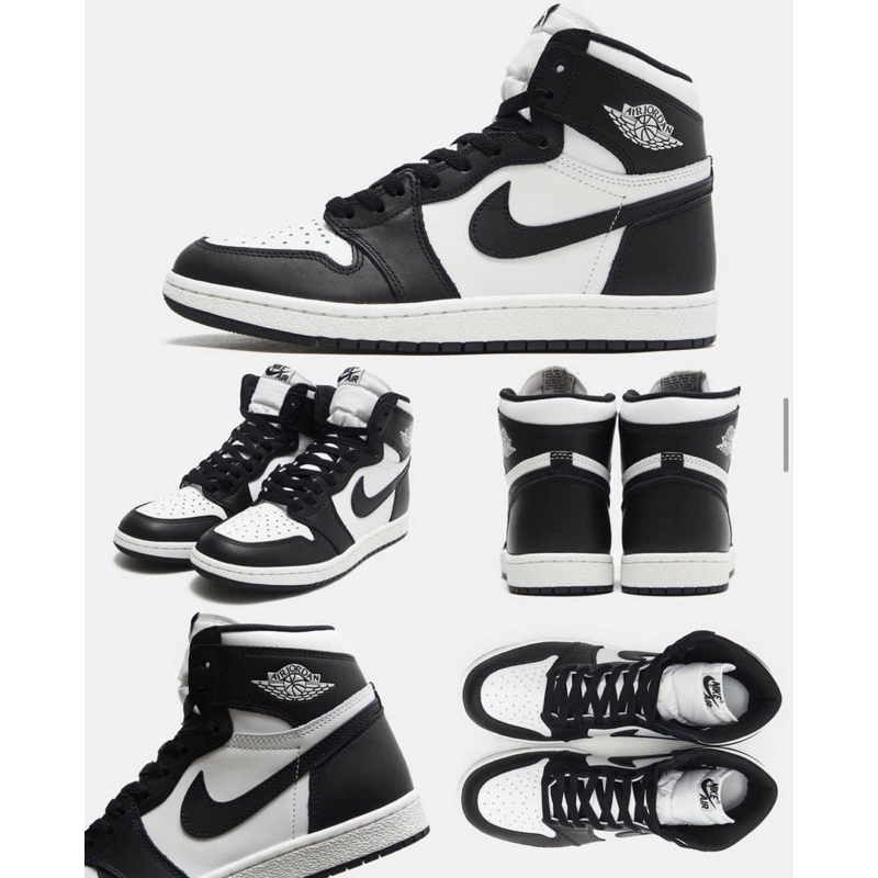 全新台灣公司貨Nike Air Jordan 1 High 85黑白熊貓Black White US11.5