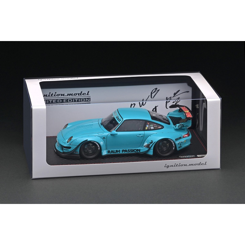 全新到貨Ignition model 1/18 IG2645 RWB 993 Light Blue 保時捷模型中井啟| 蝦皮購物