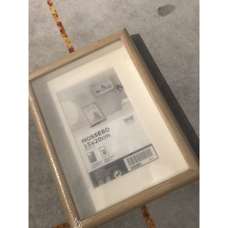 IKEA IKEA 畫框 相框 裝飾 全新 木框 15*20cm Mossebo 4X6照片 出清 | 蝦皮購物