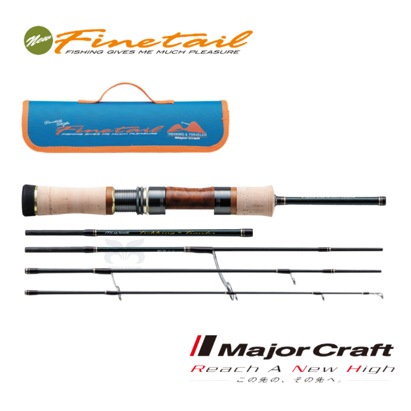 Major Craft FineTail 直、槍柄溪流多路亞竿鱒魚竿【大鯨魚釣具 Major Craft FineTail 直、槍柄溪流多路亞竿鱒魚竿【大鯨魚釣具