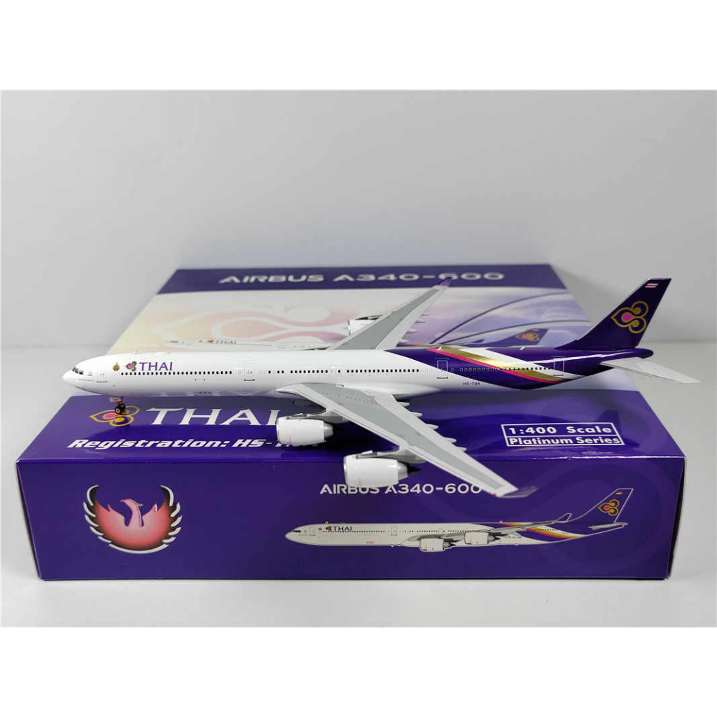 Modellino Aereo Pressofuso JC Wings 1:200 Thai Airways A340-600 HS-TNC - Raro