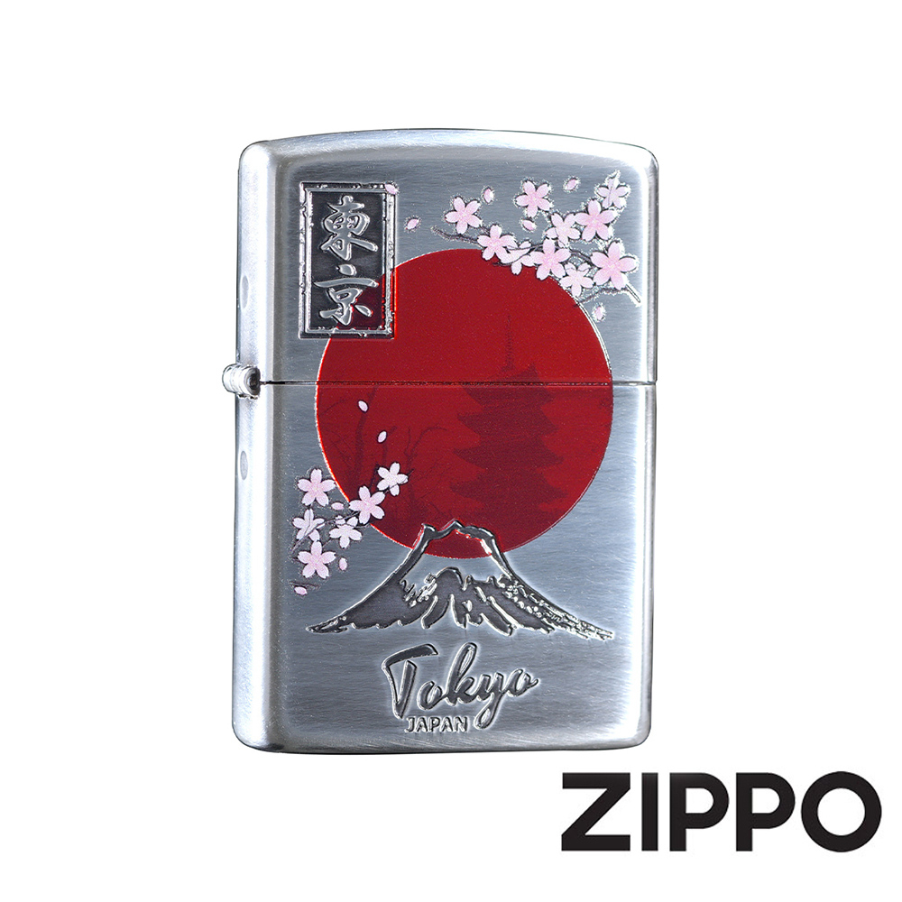 ZIPPO 東京富士山防風打火機日本設計官方正版限量禮物送禮終身保固ZA-2