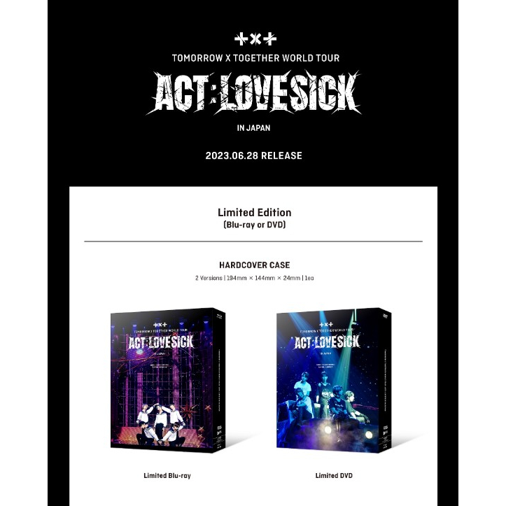 微音樂💃 現貨日版TXT WORLD TOUR ACT : LOVE SICK IN JAPAN 世