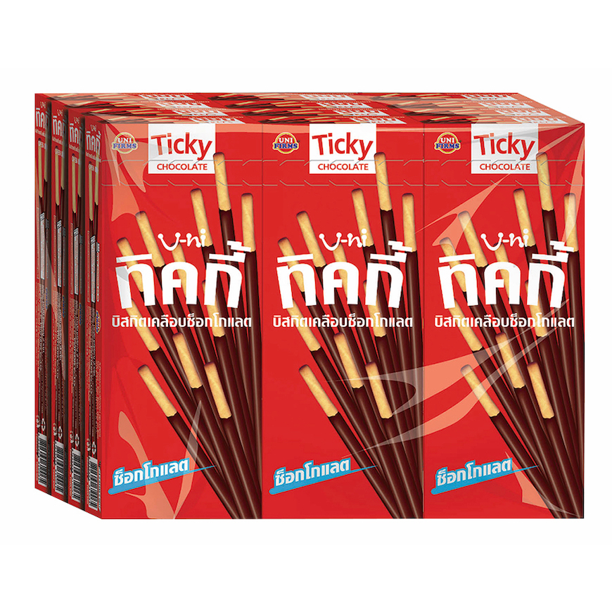 【泰國零食現貨】泰國 TICKY巧克力棒 POCKY棒 奇趣棒 20g | 蝦皮購物