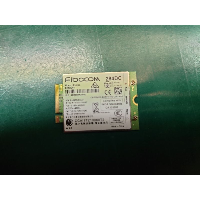 Módulo Fibocom FM350 GL 5G M2 Para HP Spectre X14 X16 835 845 855 860