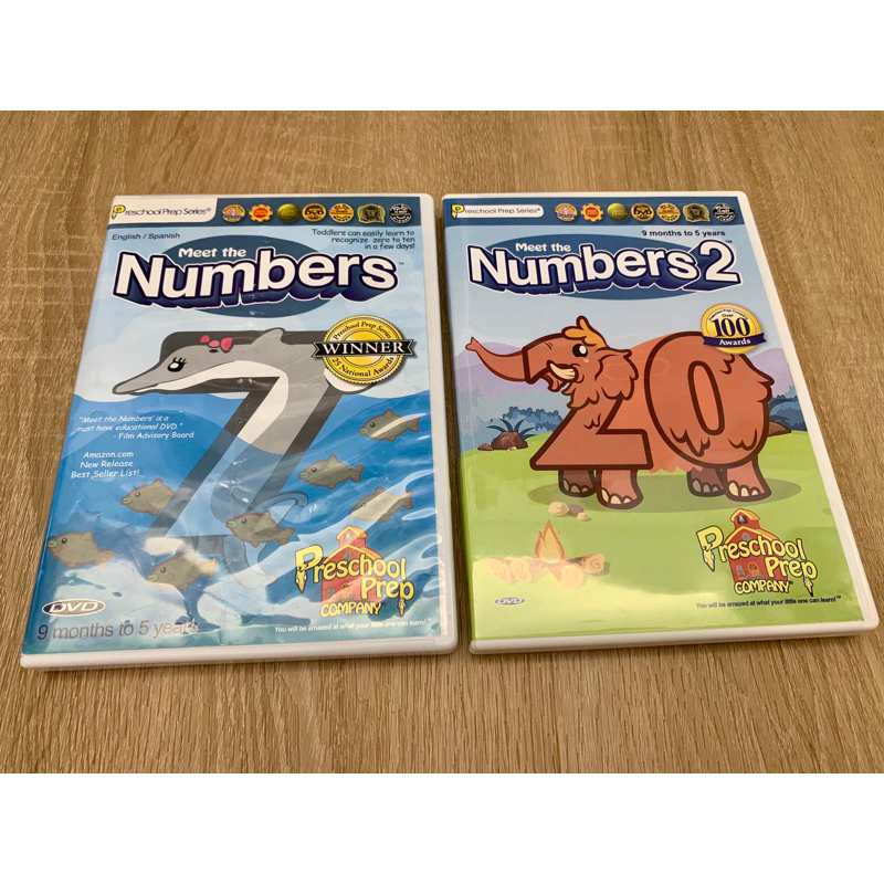 Preschool Prep Meet the Numbers 1+2 DVD | 蝦皮購物