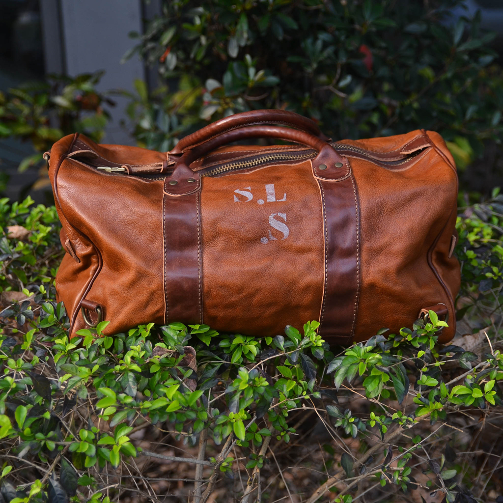日本Sturdy Luggage Supply 櫪木多脂革波士頓包深棕色| 蝦皮購物