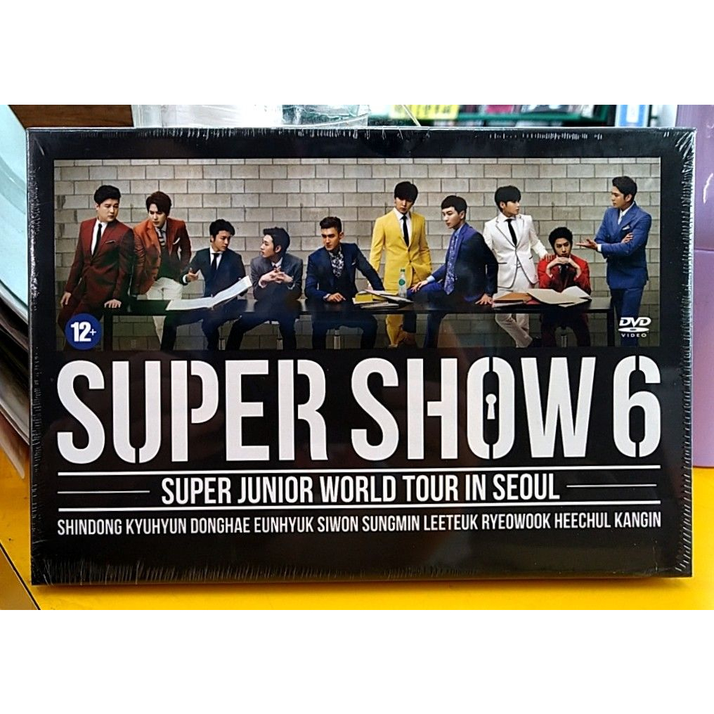 SUPER JUNIOR WORLD TOUR in SEOUL SUPER SHOW 6 台壓繁體中文字幕版DVD全新| 蝦皮購物