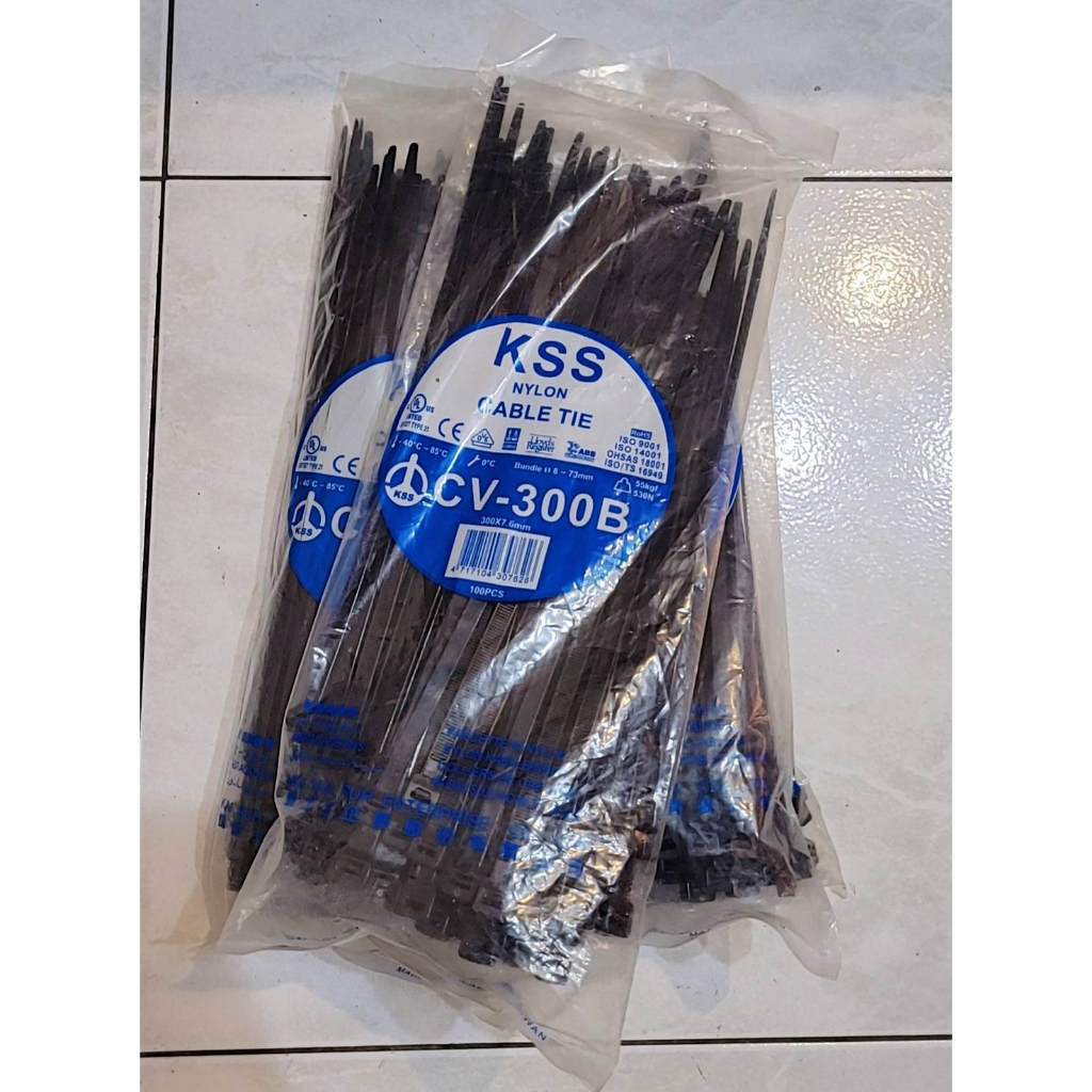 ️買10送1 ️ KSS/尼龍束帶/CV-300B/CV-550B/CV-190BK紮線帶/束線帶帶 | 蝦皮購物