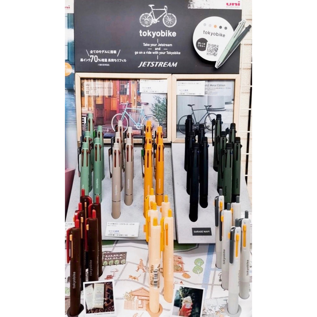 限定】三菱鉛筆 tokyobike×JETSTREAM×3セット tokyobike+JETSTREAM