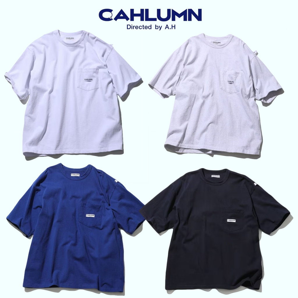 長谷川昭雄 CAHLUMN HEAVY WEIGHT JERSEY S/S POCKET TEE 重磅 口袋 洗標 短T