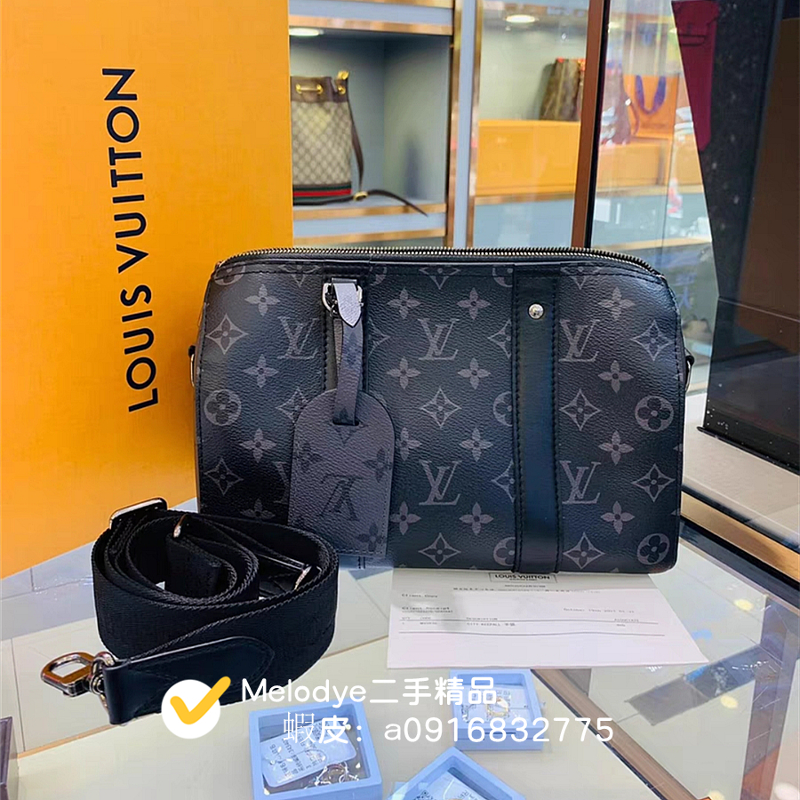 Louis Vuitton City Keepall Monogram Eclipse M45936